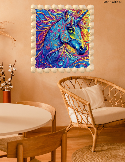 Psychedelisches Einhorn Kasimir