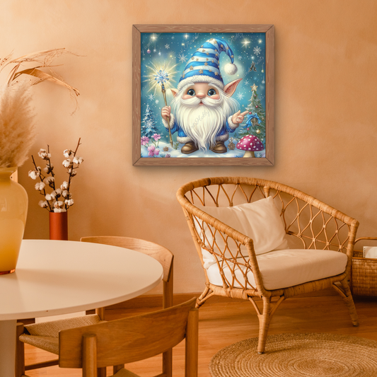 blauer Weihnachtswichtel Udo