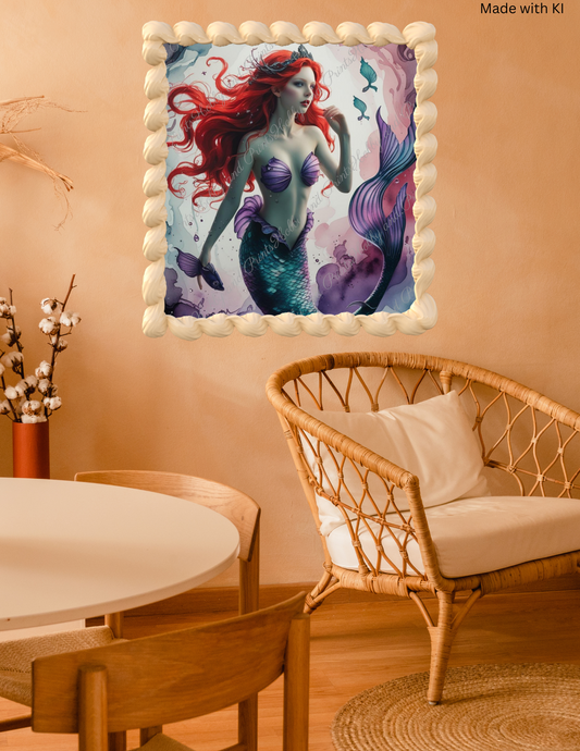 Meerjungfrau im Farbenrausch