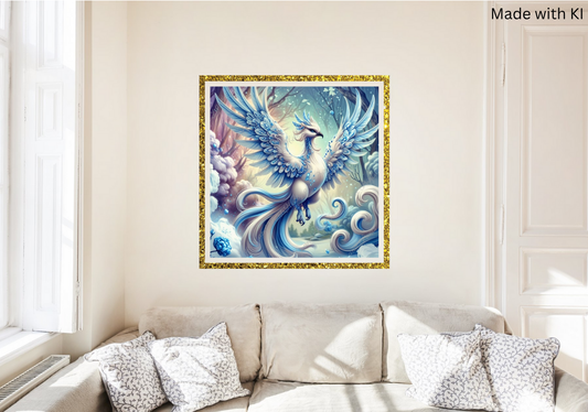 Schneephönix Venus im Winterwolkenland