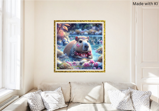 Capybara Lisa im Fantasieland