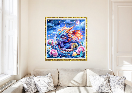 kleiner Drache im Traumland