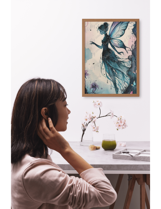 zierliche Fee in Traumwelt