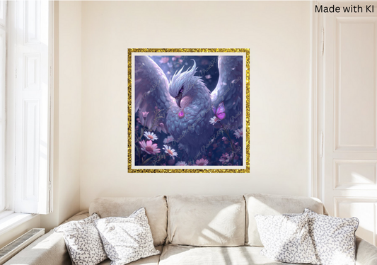 weißer Phönix im Traumland