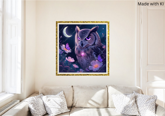 braune Eule im Traumland