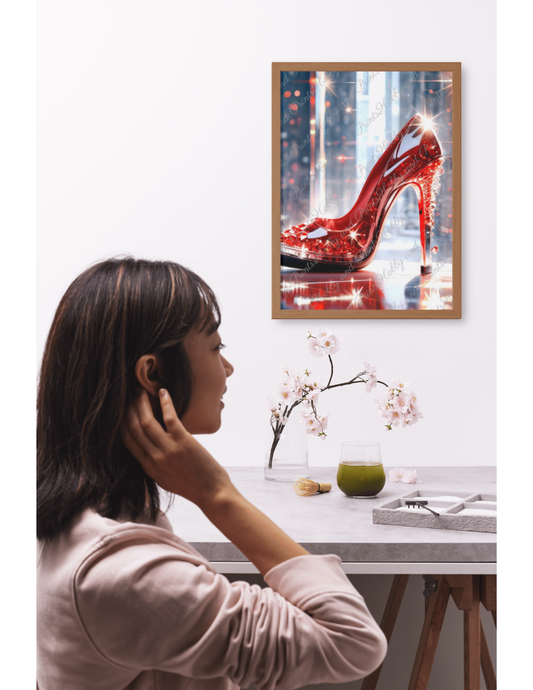 Roter Fashion High-Heel