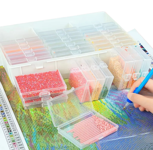 Diamond Painting Aufbewahrungsbox mit 30 Trays