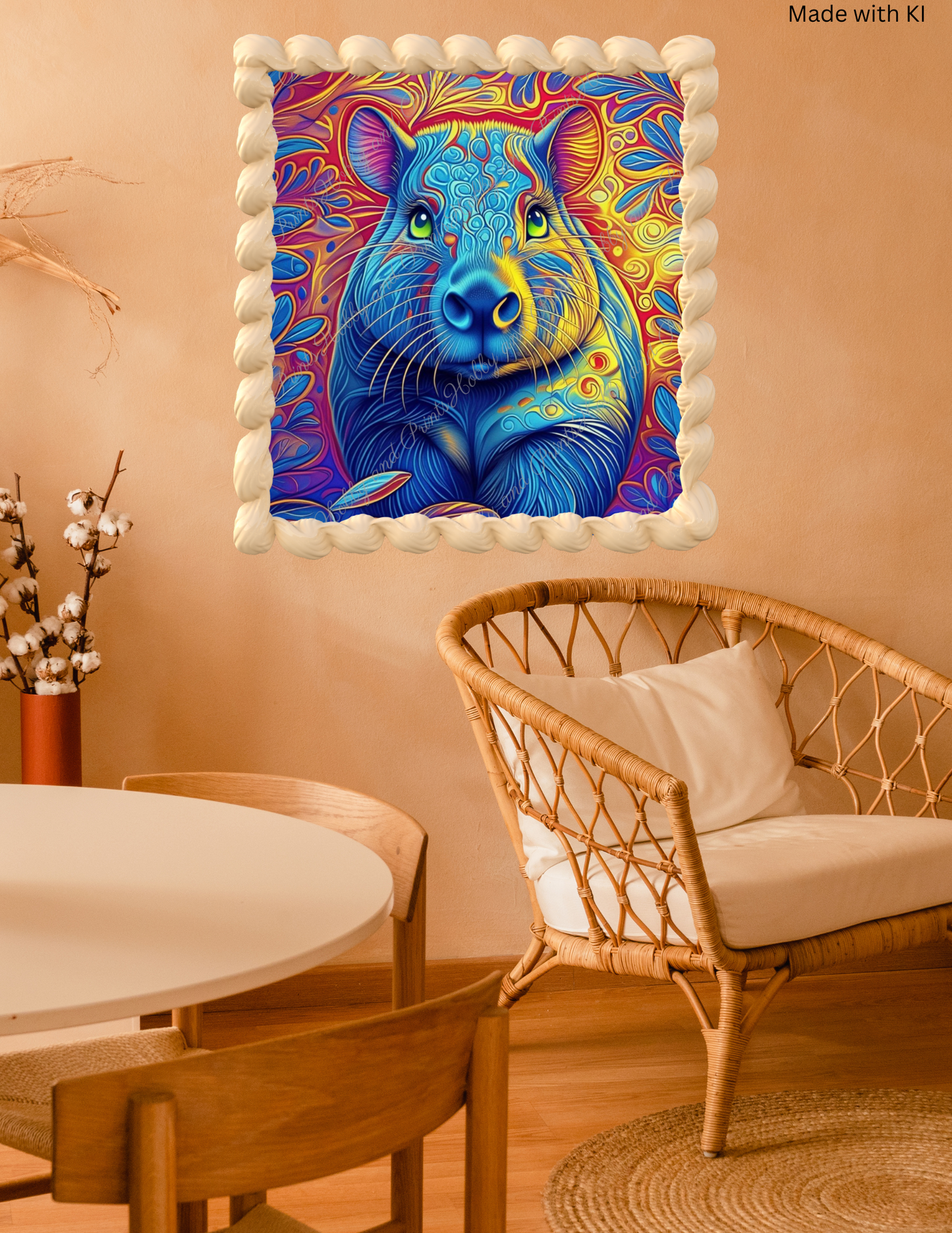 Psychedelisches Capybara Steven
