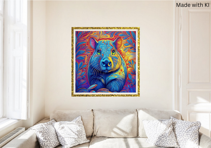 Psychedelisches Capybara Steven