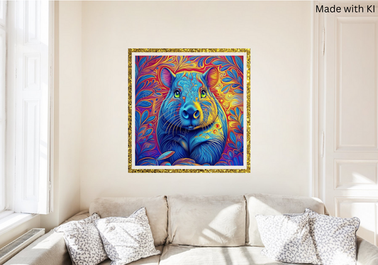 Psychedelisches Capybara Steven