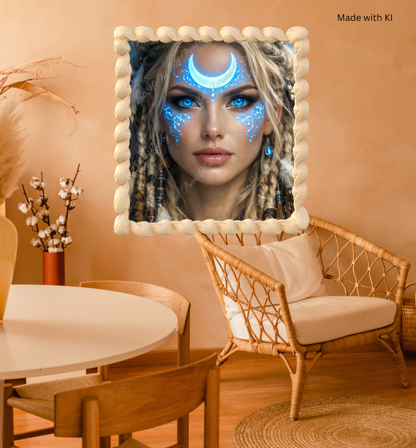 Mystische Schildmaid des Mondes Saphira