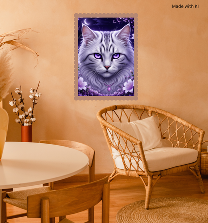 Mystische Maine Coon Mondkatze Luna