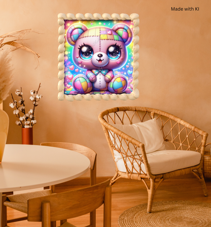 Teddy Patchwork Kawaii