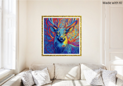 Psychedelischer Hirsch Anton