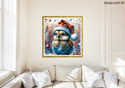 Küken Piep mit Weihnachtsmütze