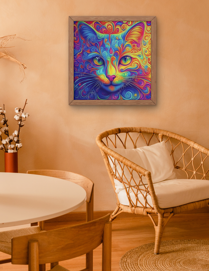 Psychedelische Katze Margo