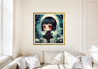 kleines Gothic Mädchen