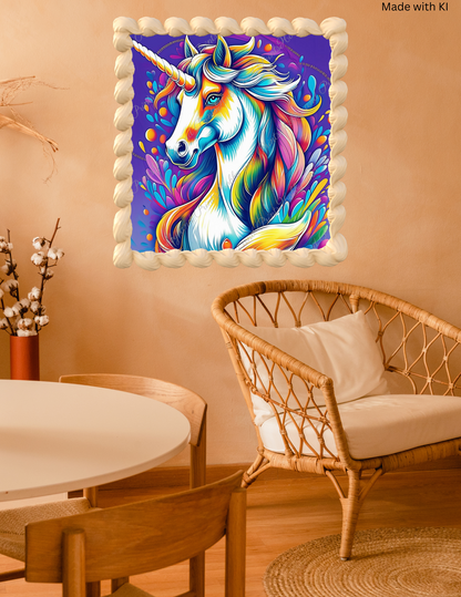 Buntes Einhorn Oskar