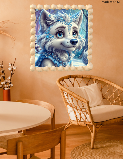 Schneewolf Scott im Winterwunderland