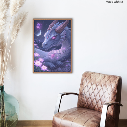 mystischer Drache bei Nacht