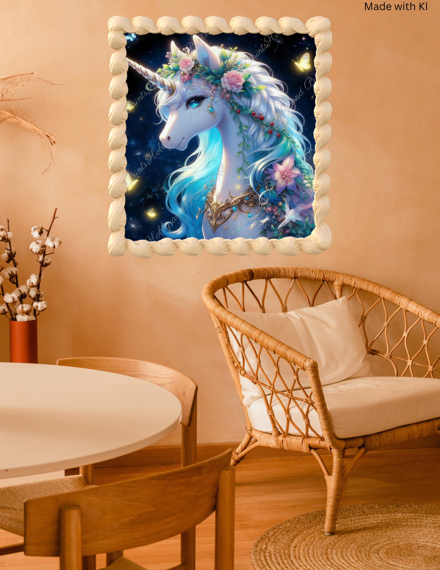 Einhorn Mystique bei Nacht
