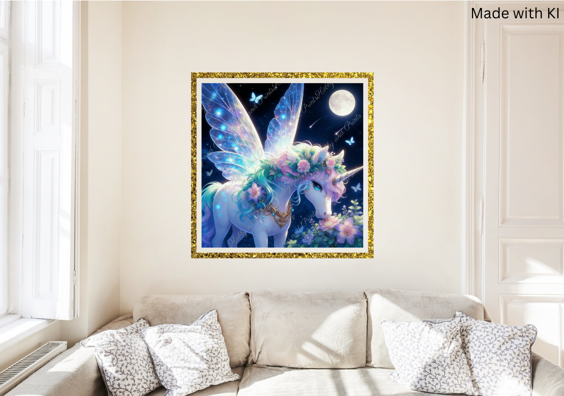 Einhorn Fairy bei Nacht