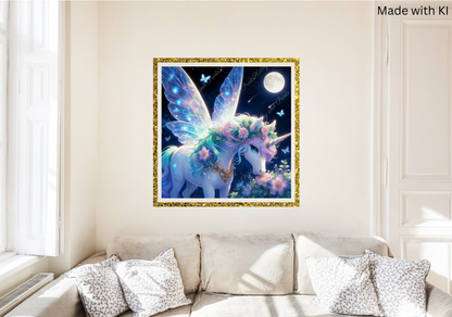 Einhorn Fairy bei Nacht
