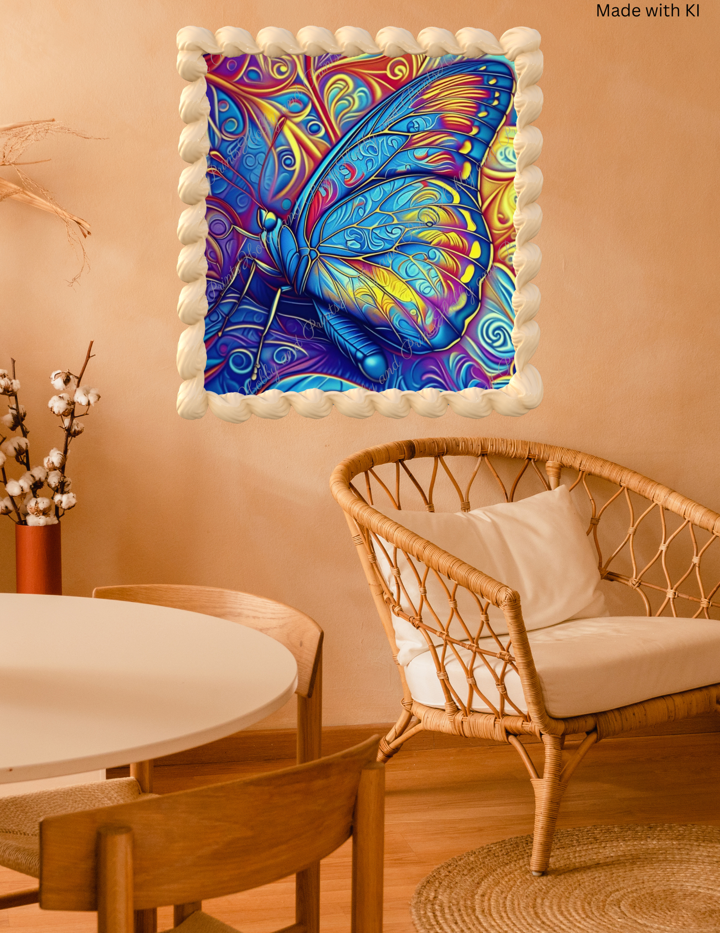 Psychedelischer Schmetterling Fine