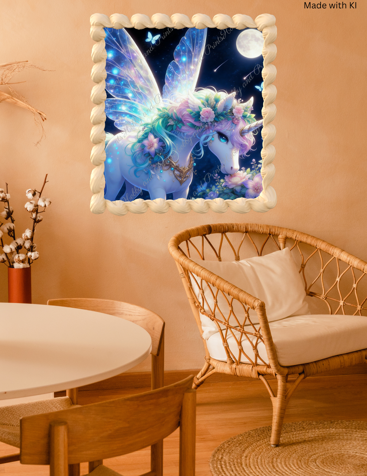 Einhorn Fairy bei Nacht