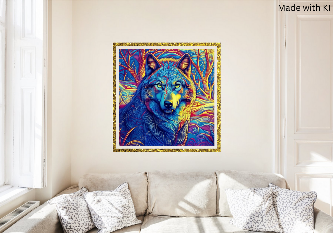 Psychedelischer Wolf Hope