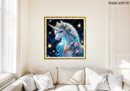 Einhorn Mystique bei Nacht