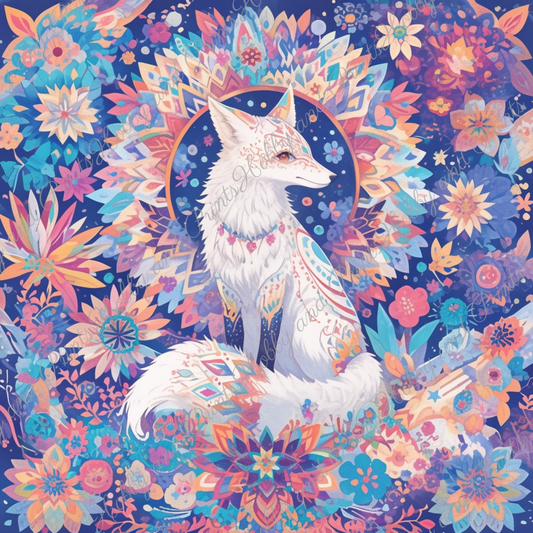 spiritueller Kawaii Fuchs