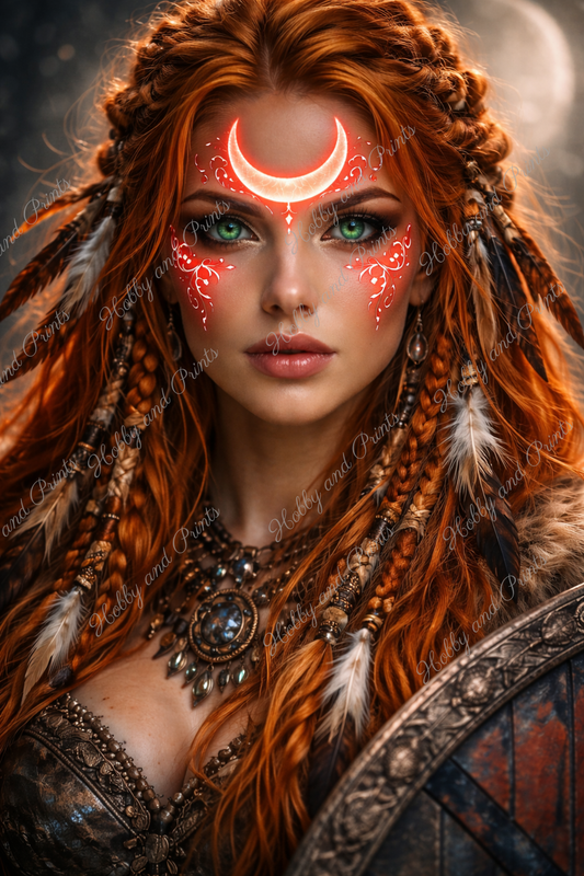 Mystische Schildmaid des Feuers Fiona