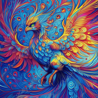 Psychedelischer Phönix Marcel