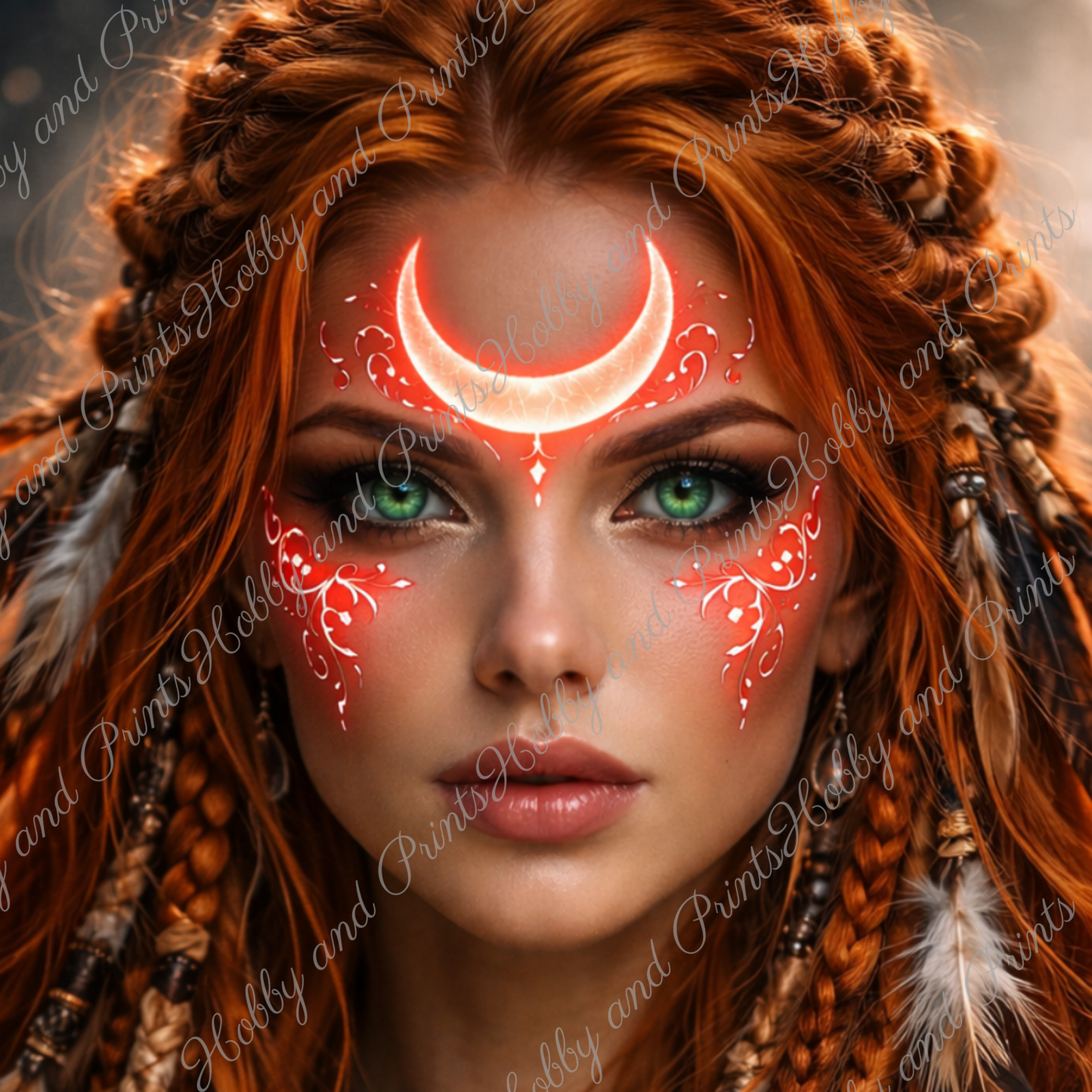 Mystische Schildmaid des Feuers Fiona