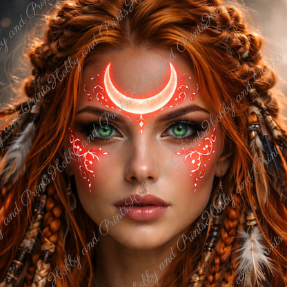 Mystische Schildmaid des Feuers Fiona