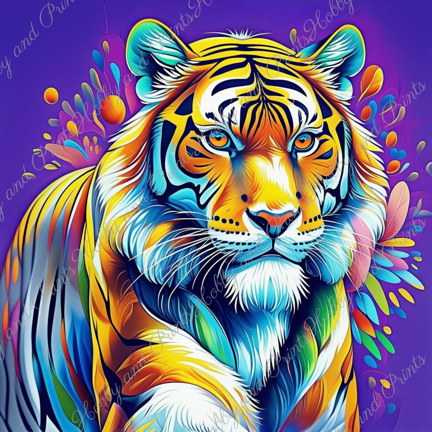 Bunter Tiger Mephisto
