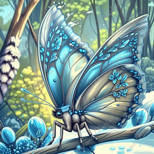 Schneeschmetterling Anni im Winterwunderland