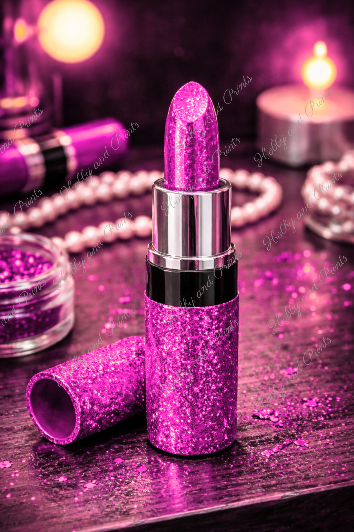 Pinker Lippenstift – Luxus Glamour Make-up