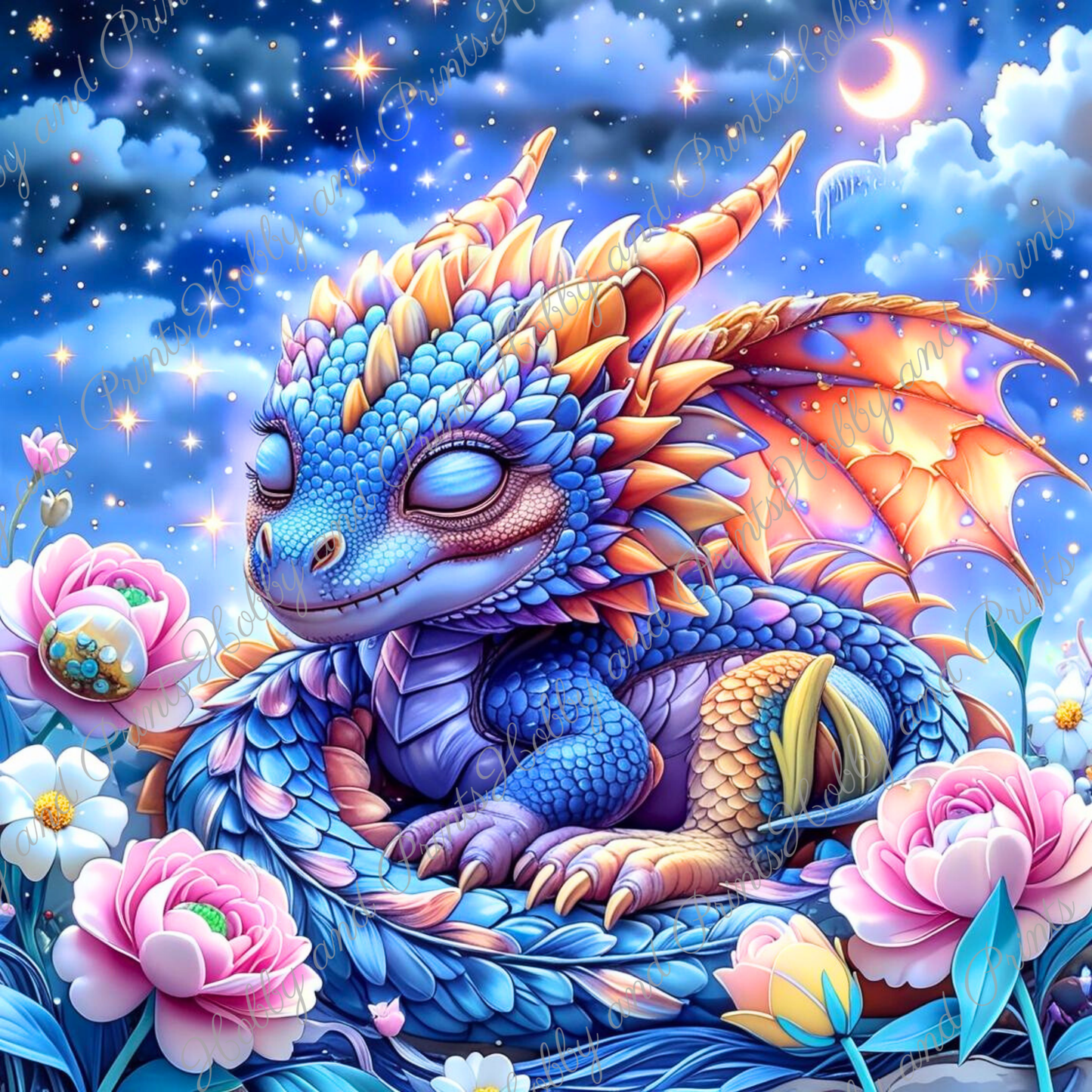 kleiner Drache im Traumland