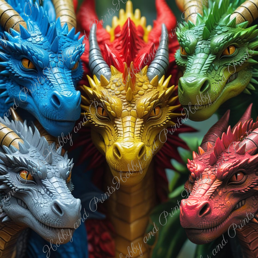 5 Chinesische Elementdrachen