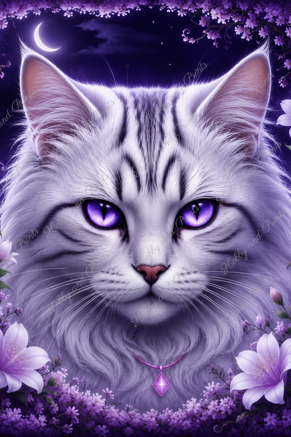 Mystische Maine Coon Mondkatze Luna
