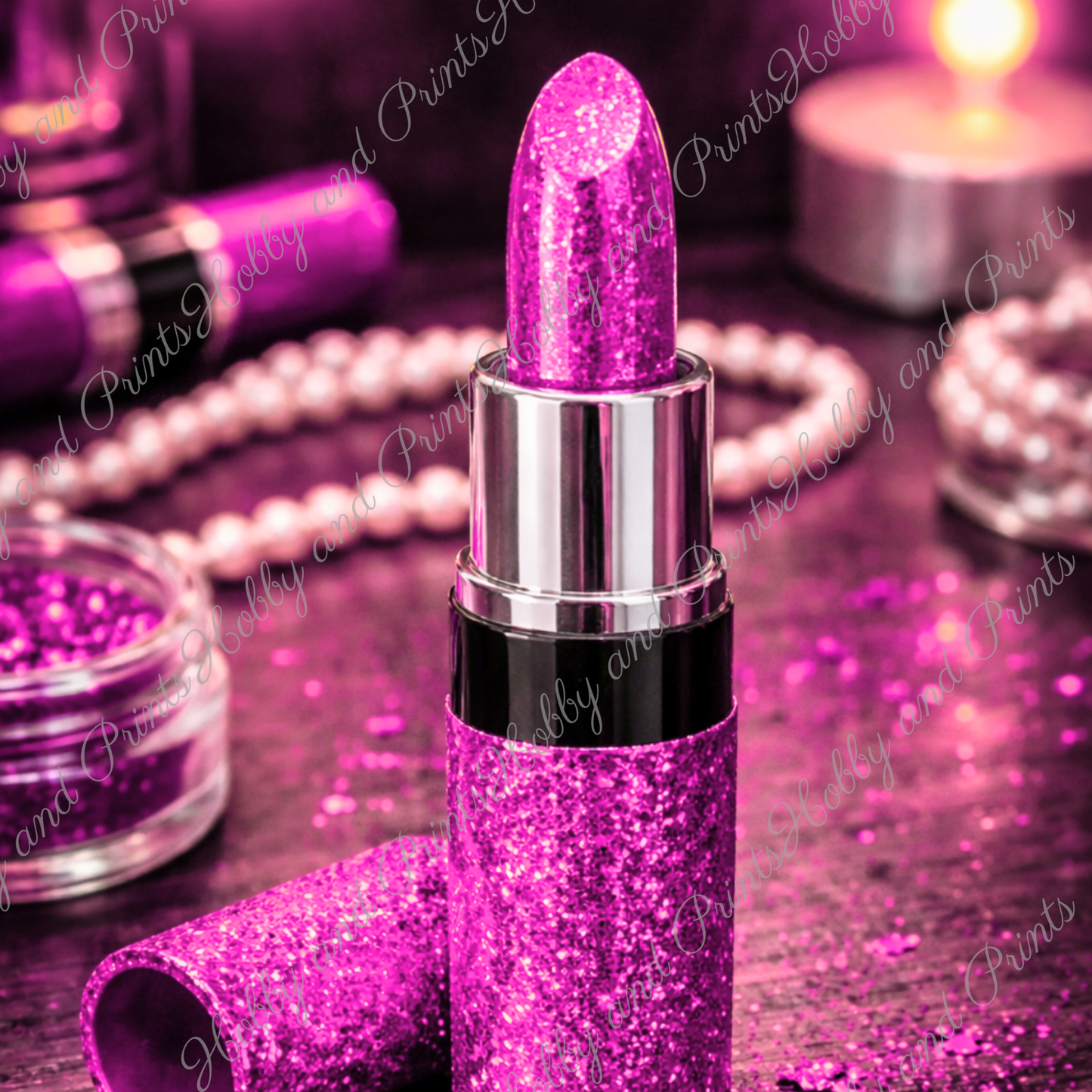 Pinker Lippenstift – Luxus Glamour Make-up