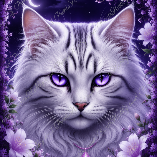 Mystische Maine Coon Mondkatze Luna