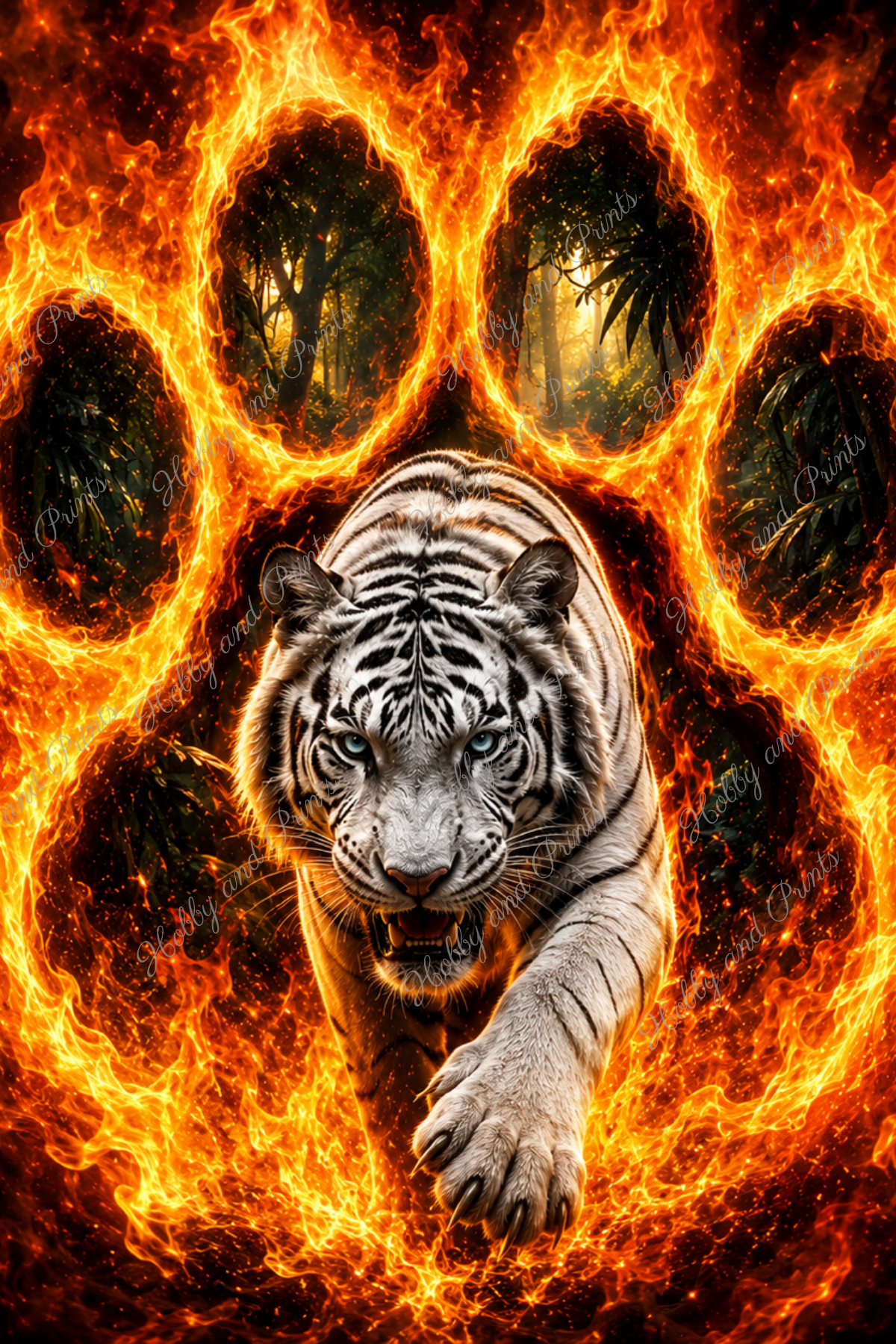 Weißer Tiger Feuerpfote