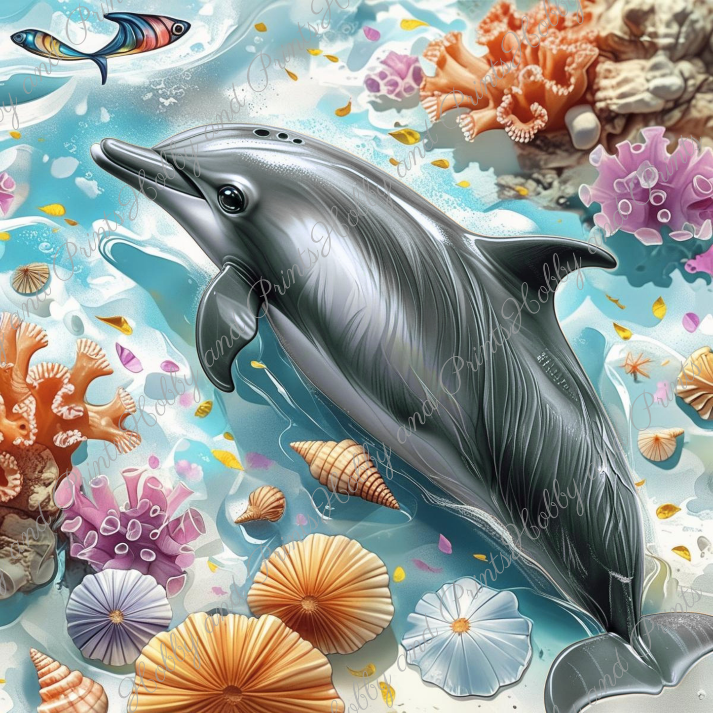 süßer Delfin Sascha