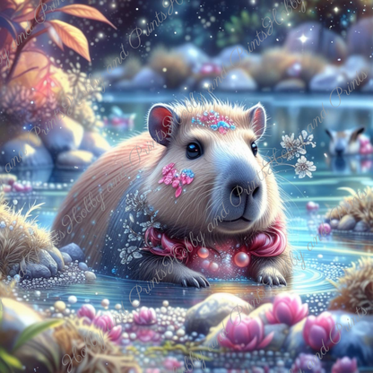 Capybara Lisa im Fantasieland