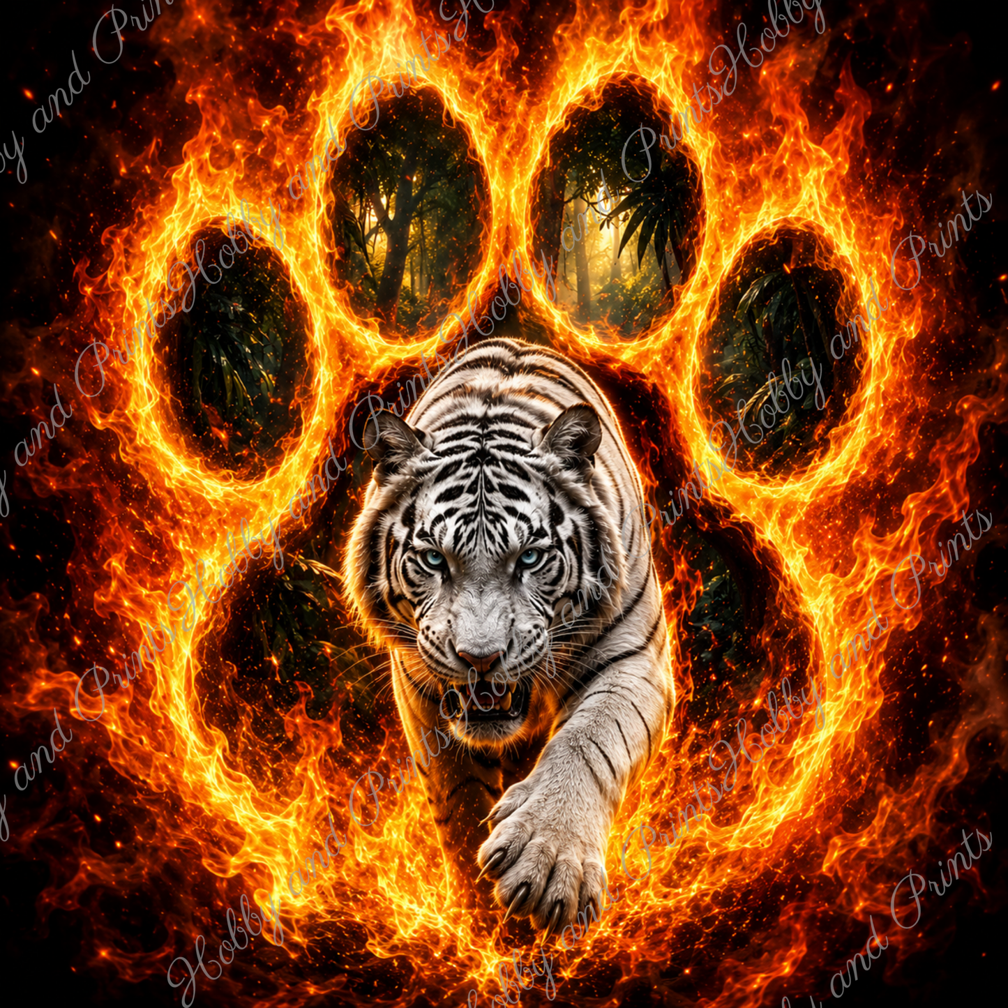 Weißer Tiger Feuerpfote