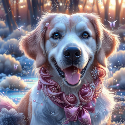 Golden Retriever Bartholomei im Fantasieland