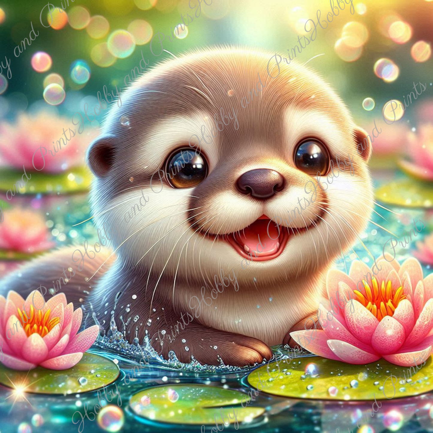 Baby Otter Seerosen